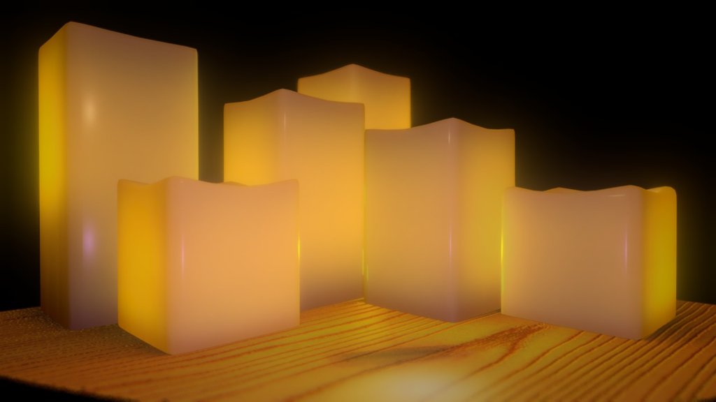 e-Candles — Sketchfab embed 3D viewer