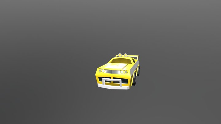 LOW POLY CAR 3D Model