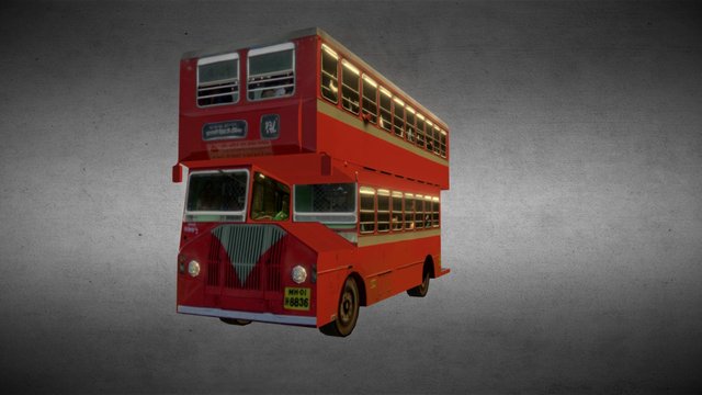 Best Double Decker bus 3D Model