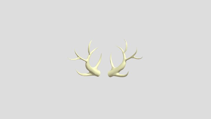 BroomBot Antlers 3D Model