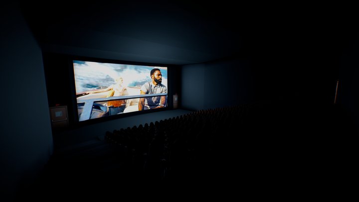 cinema hall2 3D Model