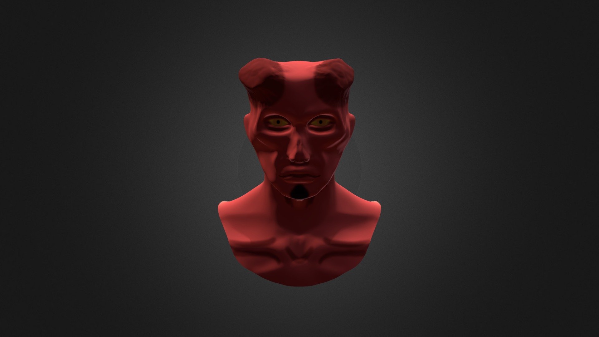 Hellboy by Alex Thornton - 3D model by Alex Thornton (@tacktiiks ...