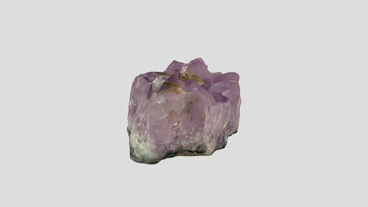 Purple crystal 3D Model