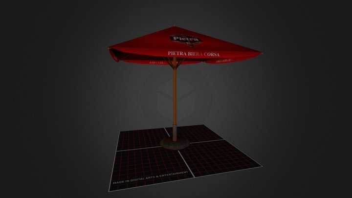 Prop Parasol 3D Model