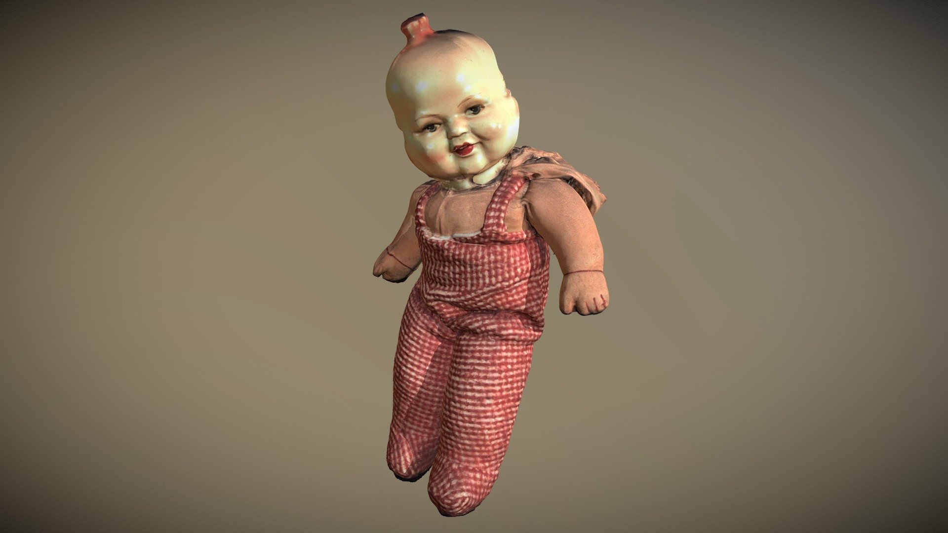 Трёхликая кукла — Sketchfab embed 3D viewer