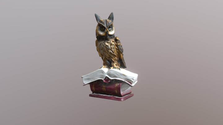 Owl statuette 3D scan 3D Model