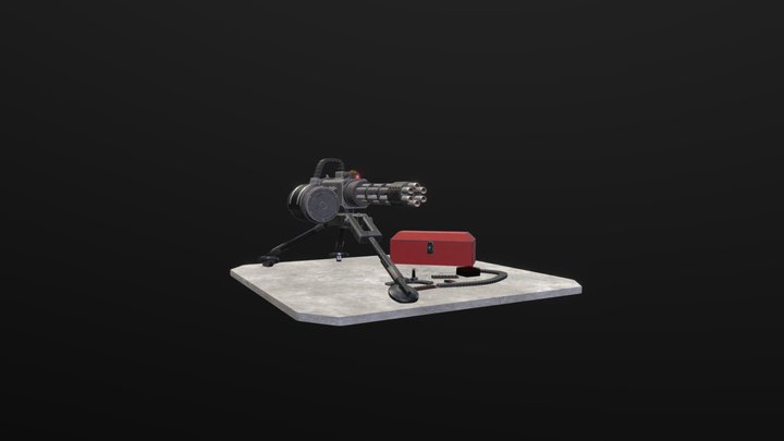 Sentry Turret 3D Model