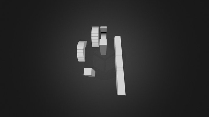 B 3D Model