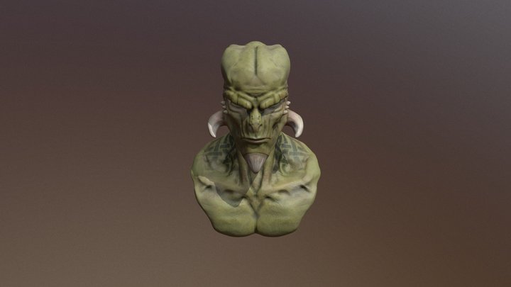Cabeza Detalle3 3D Model