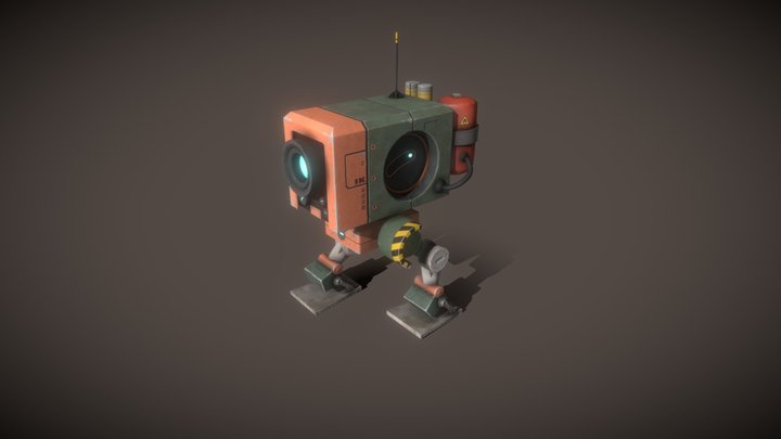 Walking robot 3D Model