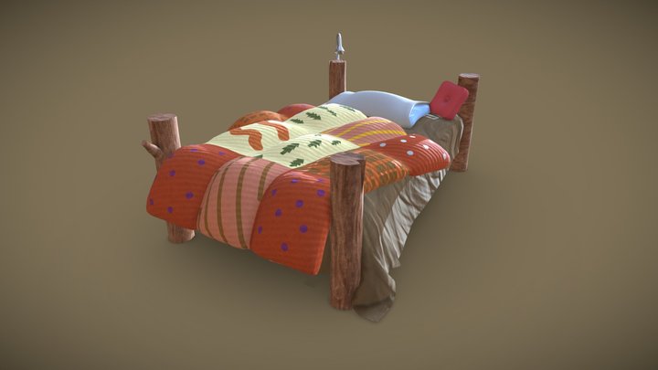 Wendy's Bed 3D Model