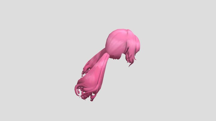 Inkyu Fan Made Hair 3D Model