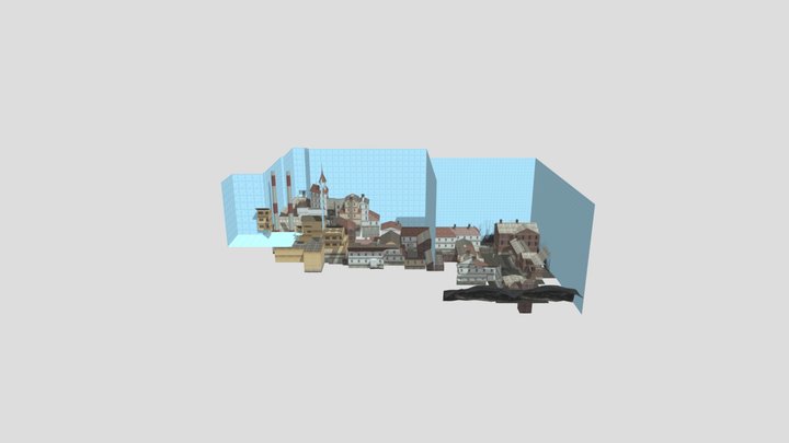 Half-Life 2 | d1_town_01 | 3D Model
