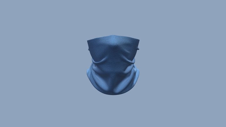 Face Scarf Neck Gaiter Motorcycle 3D Model