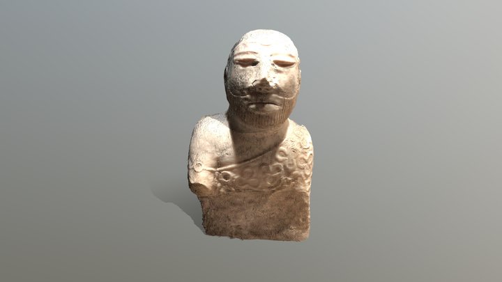 Priest King of Mohenjo Daro 3D Model