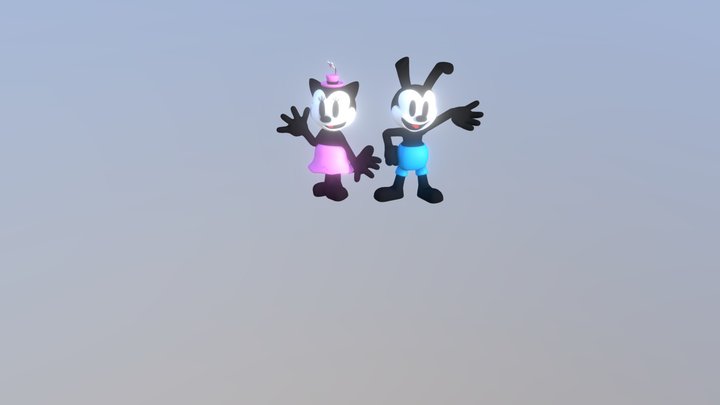 Oswald And Ortensia 3D Model