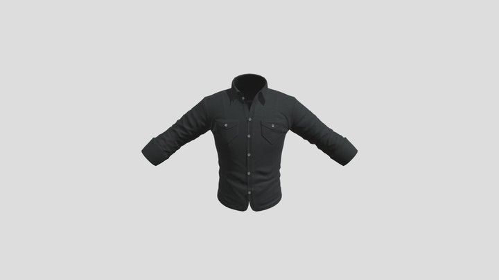 Button up shirt 3D Model
