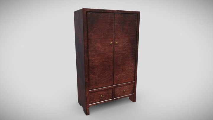 Closet (low poly) – Free 3D Model STL