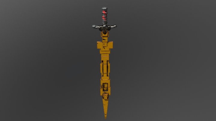 Zbrush4R8 Master Sword! 3D Model
