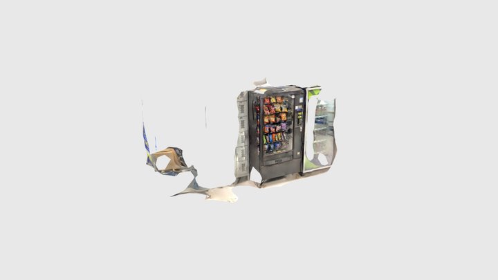 Vending machine broken 3D Model