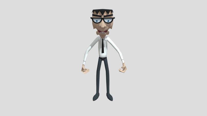 Mr Crocker 3D Model