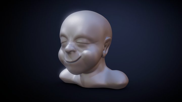 Delight (Day 2 - Sculpt January) 3D Model