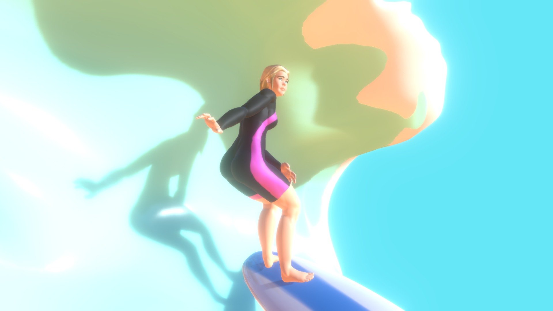 Summer Surf - 3D model by Purpleman333 [bccbba4] - Sketchfab
