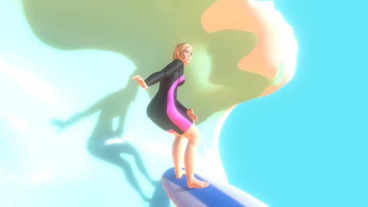 Summer Surf 3D Model