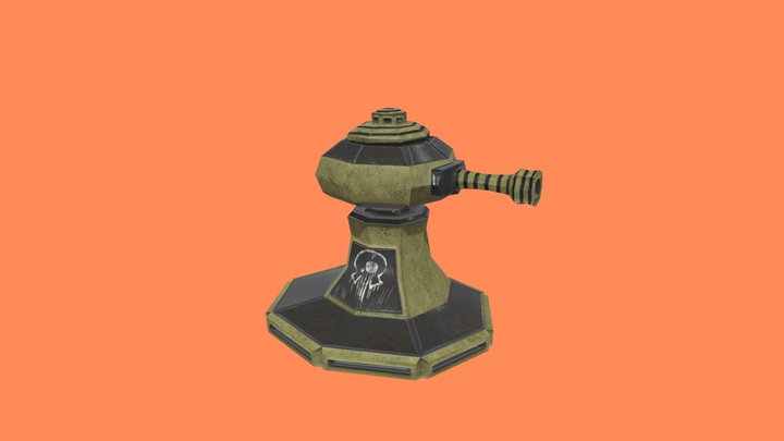 Sand Hornet (SH-13) Turret 3D Model