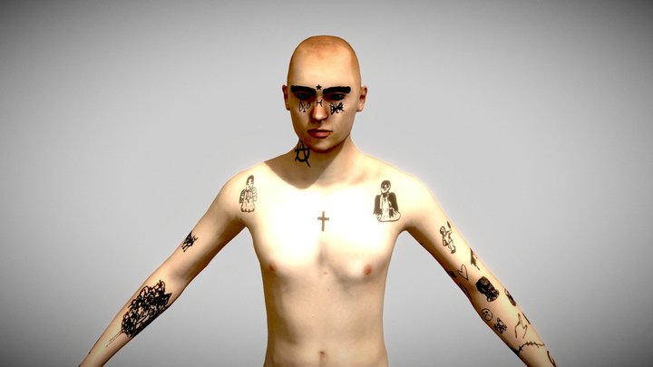 SoundCloud Rapper Body Base Model  🧍🏻 🗣️ 3D Model