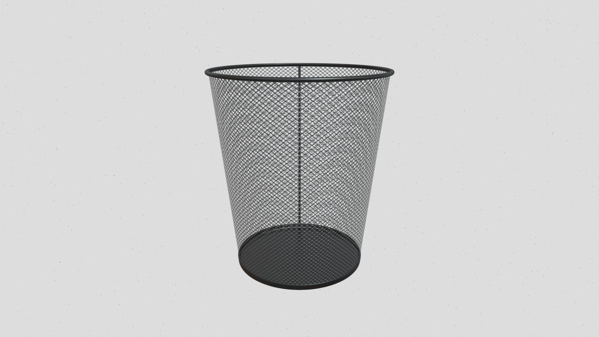 Black Office bin 3D model by Oddin (jparishhouse) [bcd0d14] Sketchfab