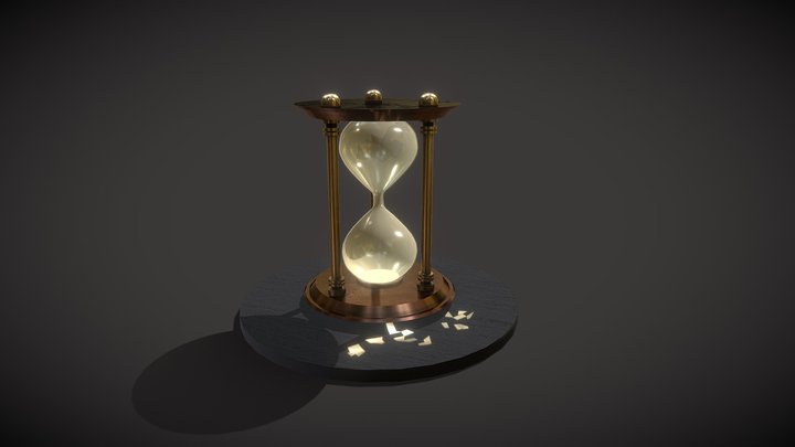 Broken Hourglass – Modello 3D gratuito STL