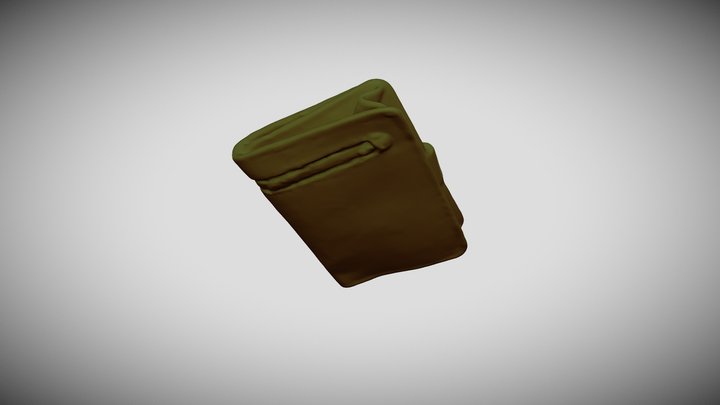 Сotton wallet. Scanned by Revopoint POP. 3D Model