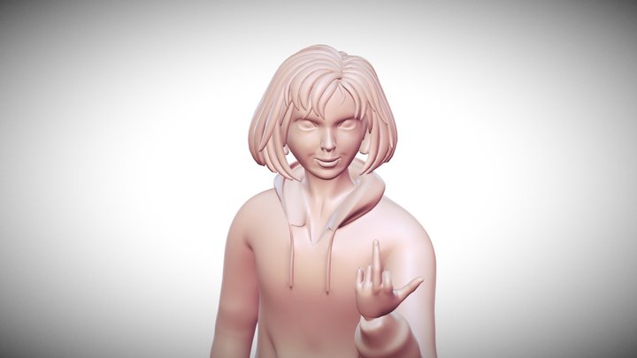 Bad good girl [3D print model] 3D Model