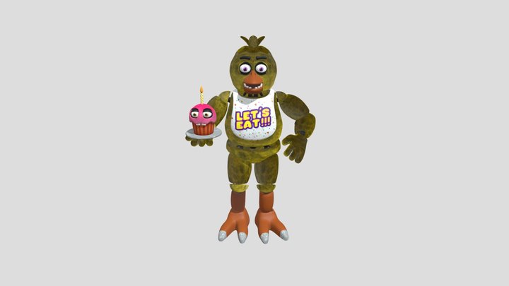 Chica The Chicken 3D Model