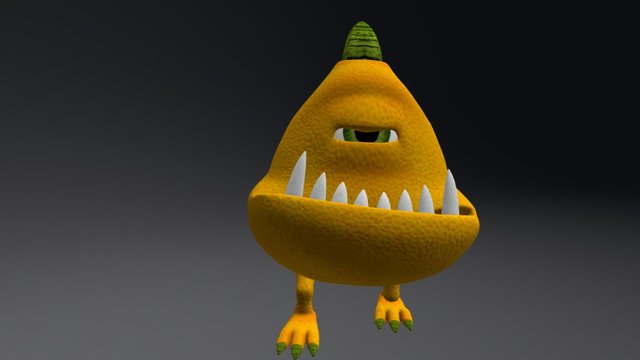 Lemonster 3D Model