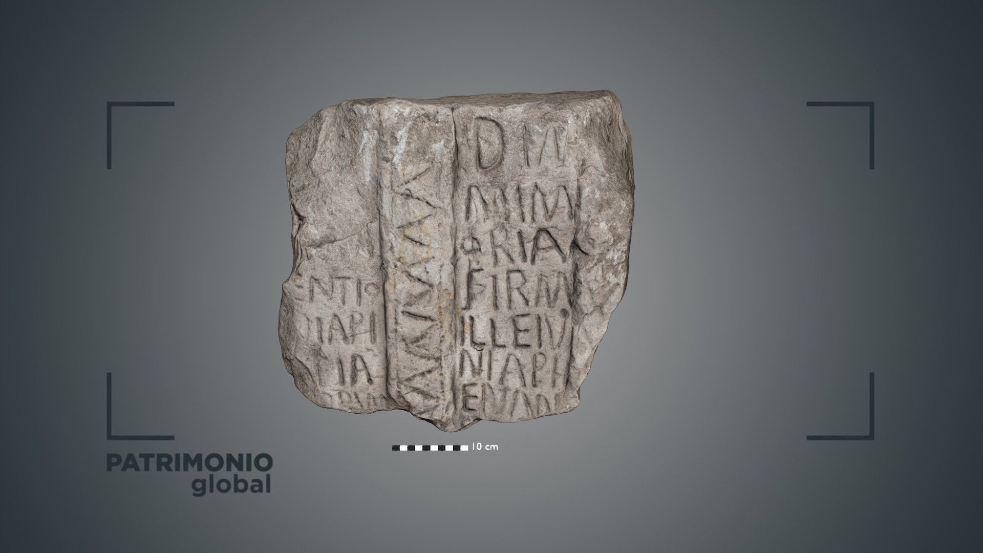 Estela funeraria, Monte Cildá, Palencia 3D model by Patrimonio Global