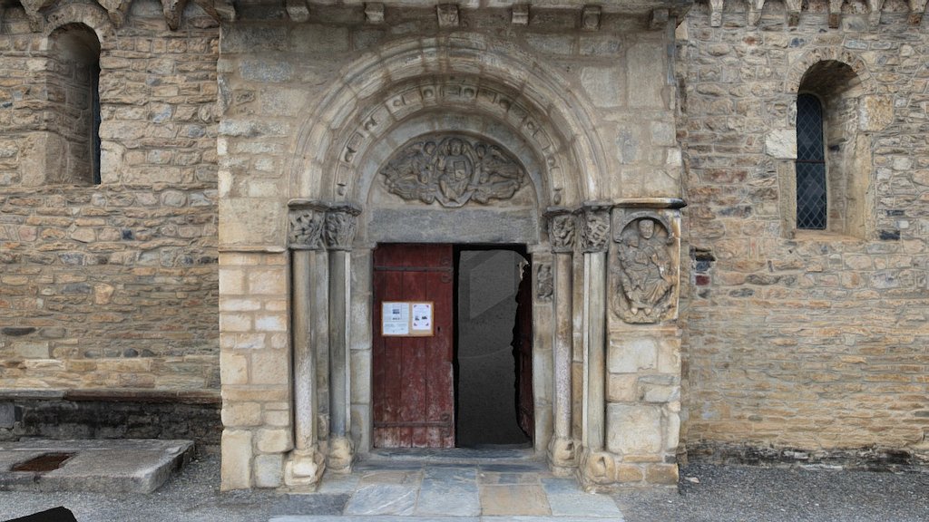 Eglise médiévale de SaintAventin (31) Download Free 3D model by