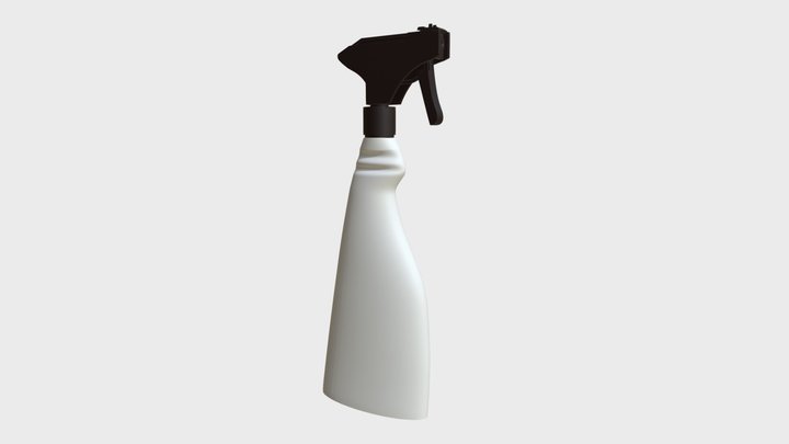 Liquid spray bottle 2 3D Model