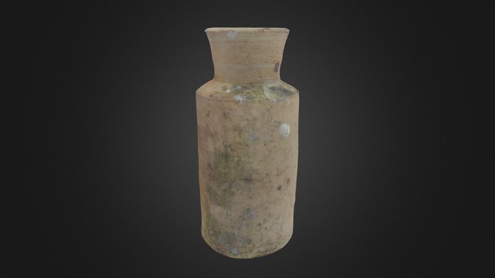 Stoneware Bottle - St. Georges, Bermuda 3D Model