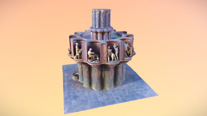 Zunftbrunnen 3D Model