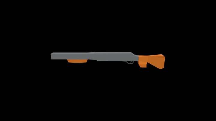 Shotgun - Feathers of Investment 3D Model