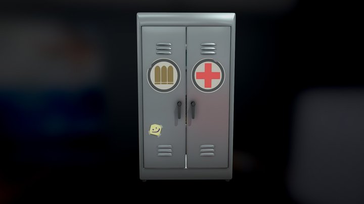 [TF2 HD] Resupply Locker 3D Model