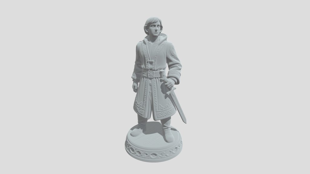 wooden statuette of Ivan Tsarevich