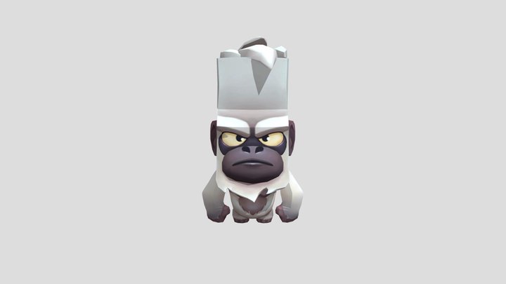 gorilla Bruce 3D Model
