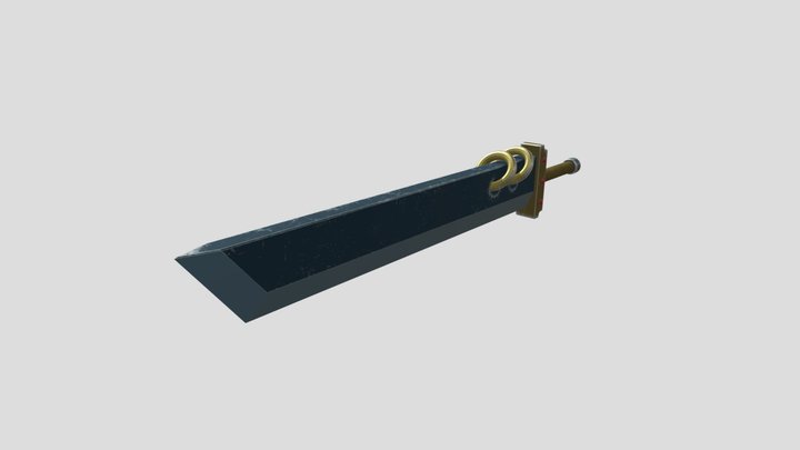 Ultra Greate Sword low-poly 3D Model
