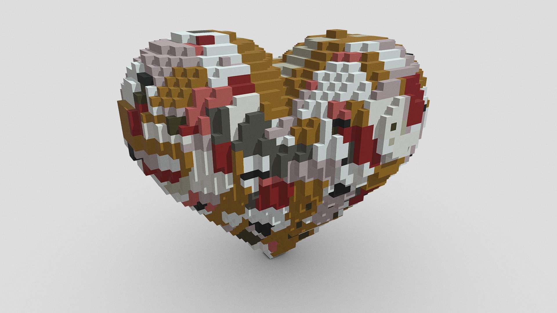 Ferry Building Heart (voxelized)