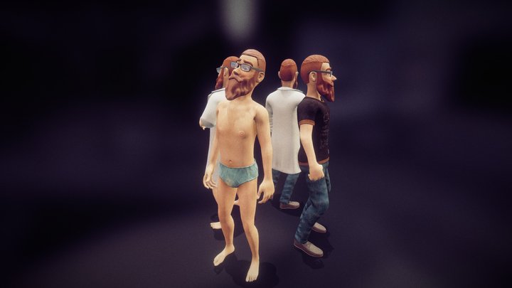 Scientist Spheres New Version 3D Model