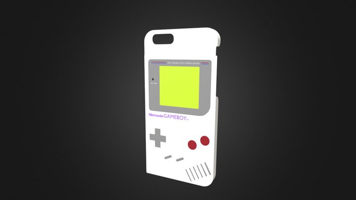 iPhone 5 GameBoy Case 3D Model