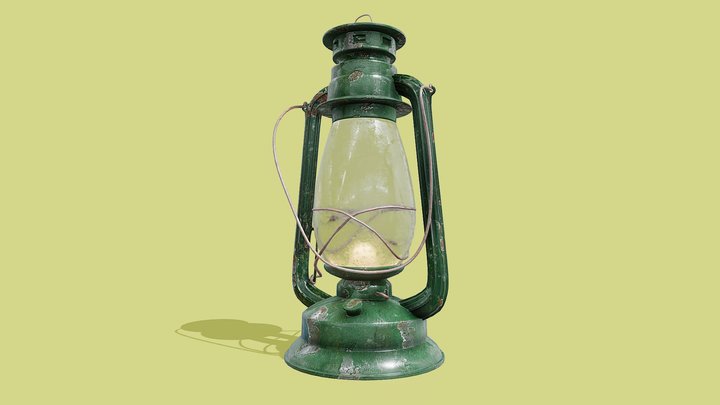 Realisltic Lantern 3D Model